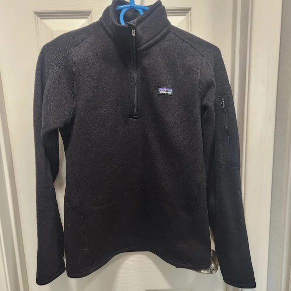 Patagonia Women's Better Sweater® 1/4-Zip Fleece size s black - Picture 1 of 6